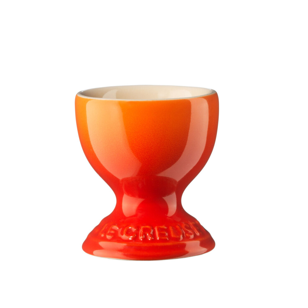 Le Creuset Stoneware Egg Cup  2""  Flame  1 Count (Pack of 1)