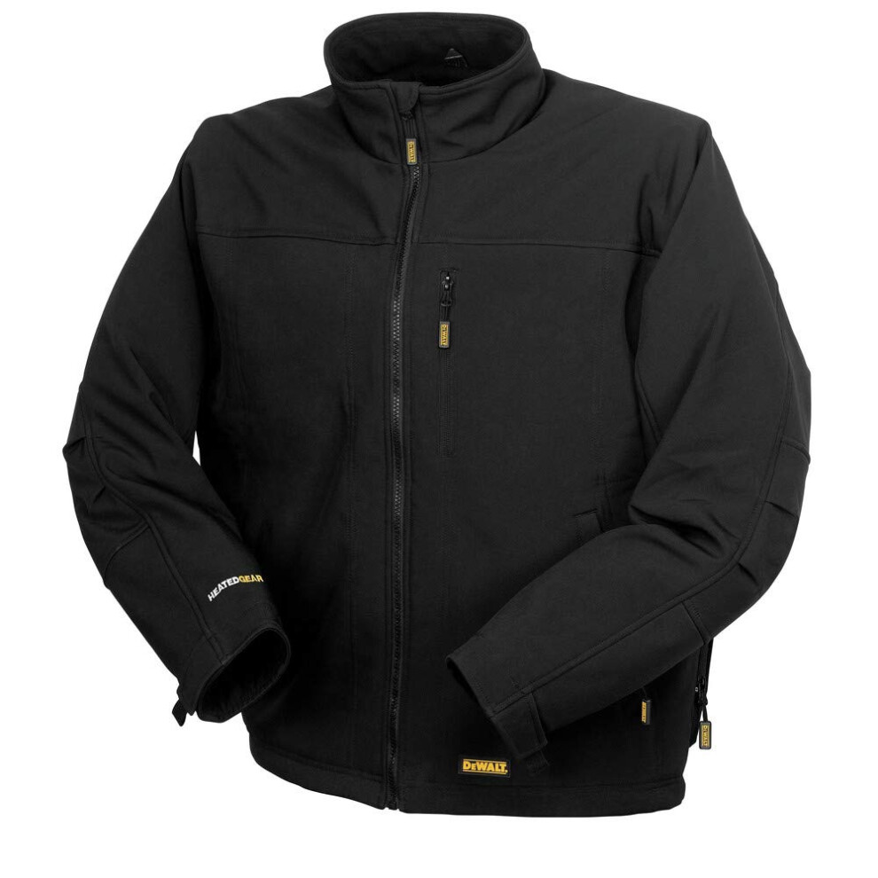 DEWALT Men's Heated Soft Shell Jacket Adapter Only Black X-Large