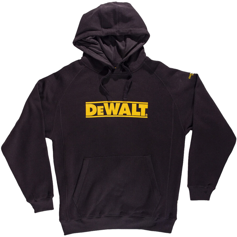 DEWALT Men's Brand Carrier Pullover Hoodie (X-Large  Black)