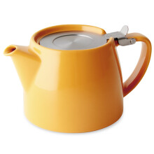 FORLIFE Stomptheepot met SLS-deksel en zetgroep 18-Ounce Mandarijn