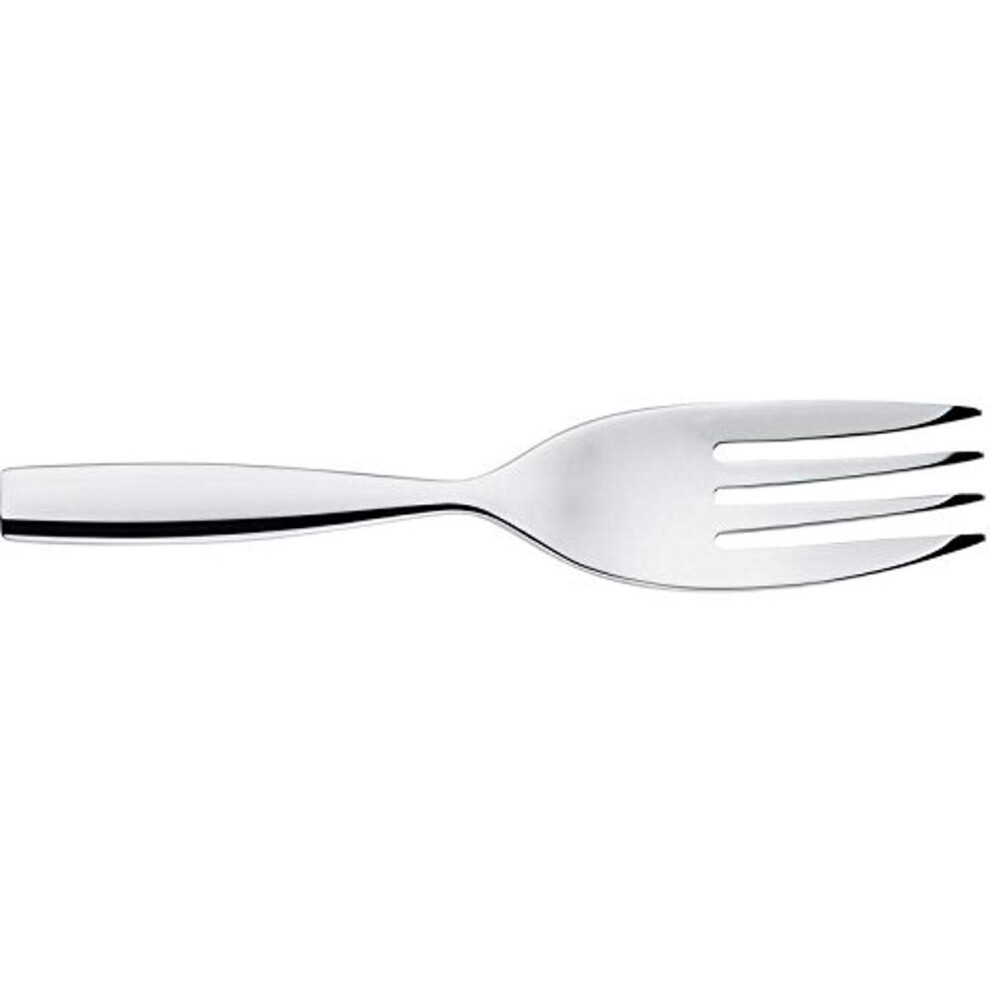 Alessi Dressed Serving Fork  Silver