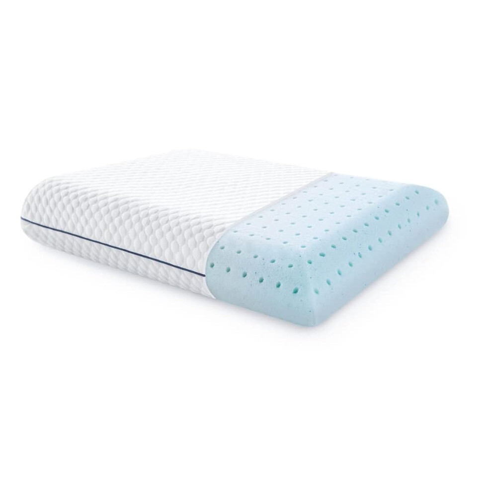WEEKENDER Gel Memory Foam Pillow - Ventilated Cooling Pillow - Removab