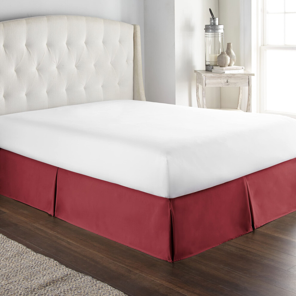 HC Collection Bed Skirt California King Size Soft Microfiber Box Spri