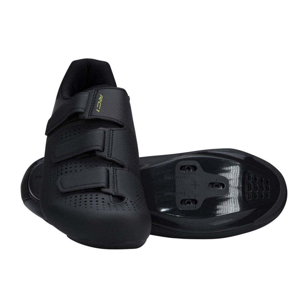 SHIMANO SH-RC100 Feature-Packed Entry Level Road Shoe  Black  8-8.5 Me