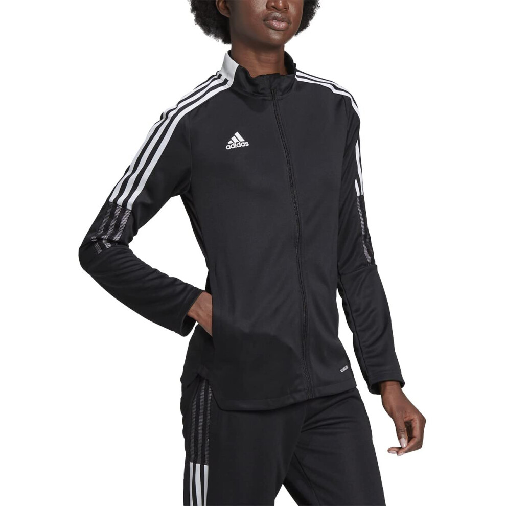 adidas womens Tiro 21 Track Jacket Black Medium