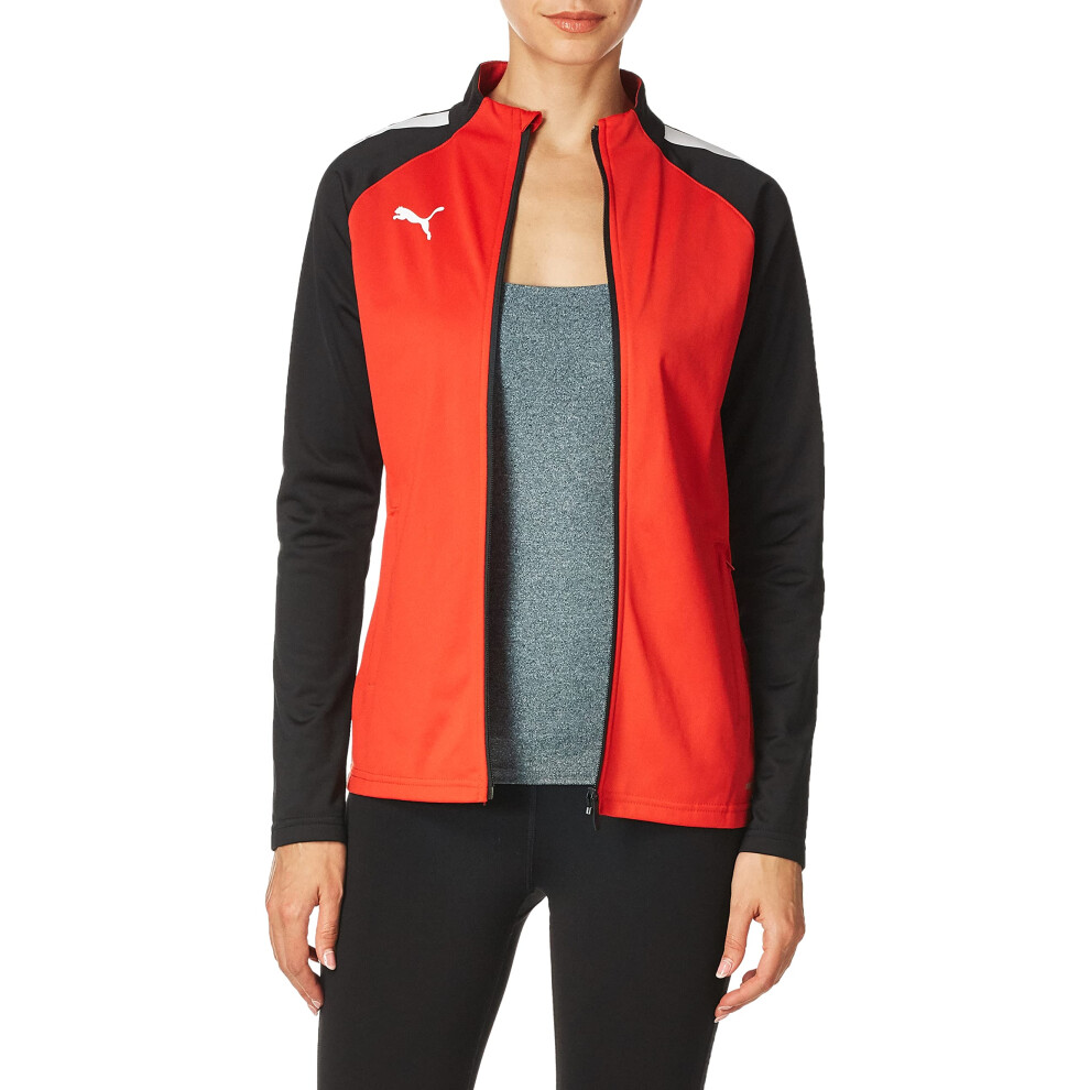 PUMA womens TeamLIGA Training Jacket  Puma Red-puma Black  Small US