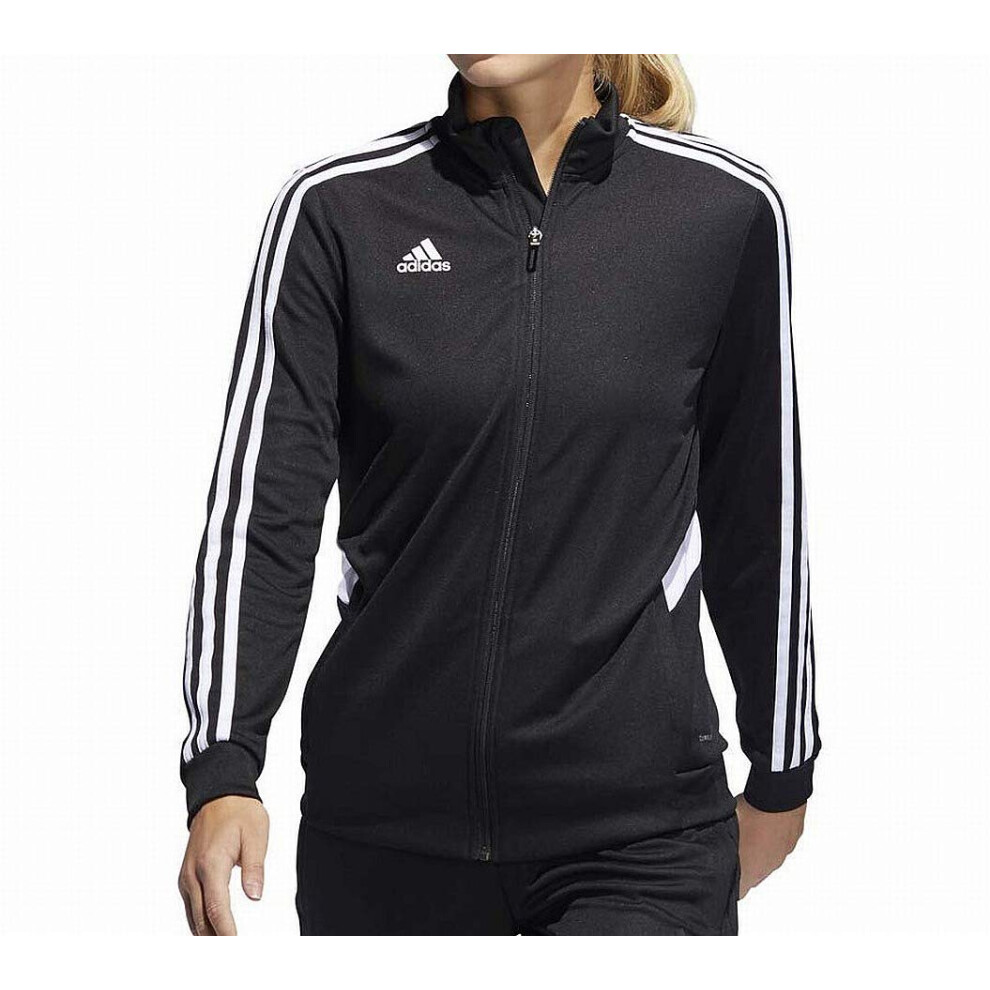 adidas Womens Alphaskin Tiro Training Jacket  Black/White  Small