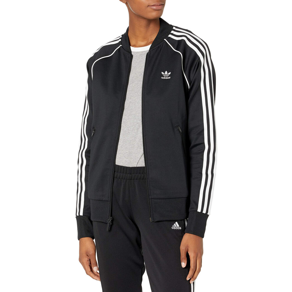 adidas Originals Women's Superstar Track Jacket  Black/White  XS