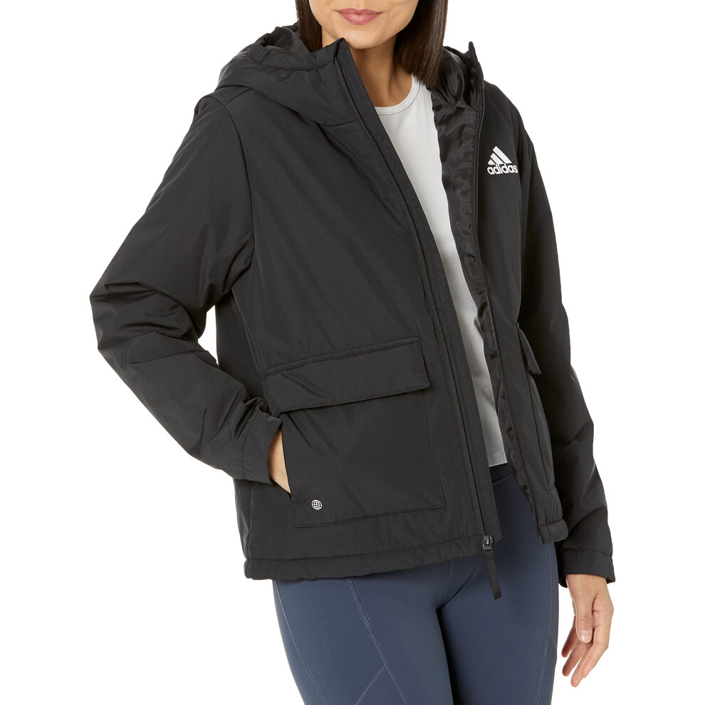 adidas Women's Basic Sturdy Insulated Jacket  Black  Small