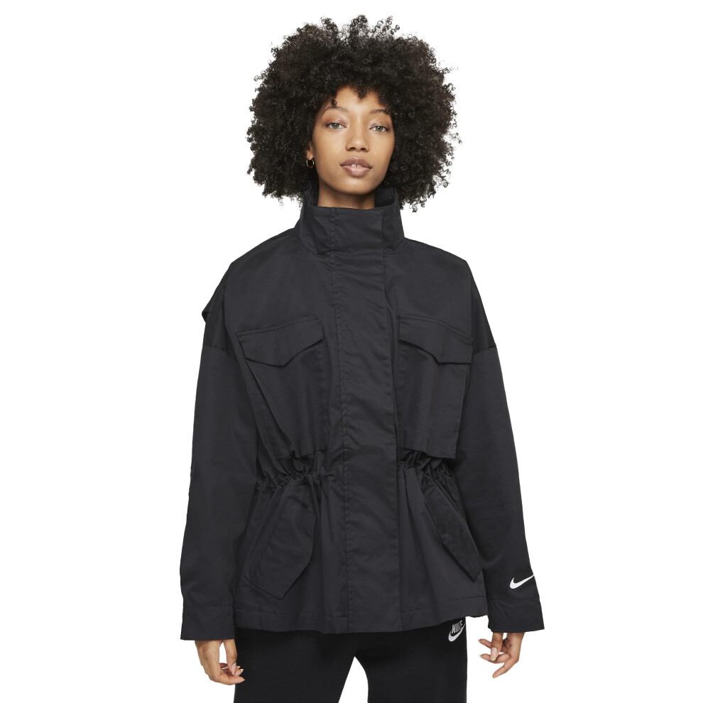 Nike Sportswear Collection Essentials Women's M65 Jacket (Medium  Blac