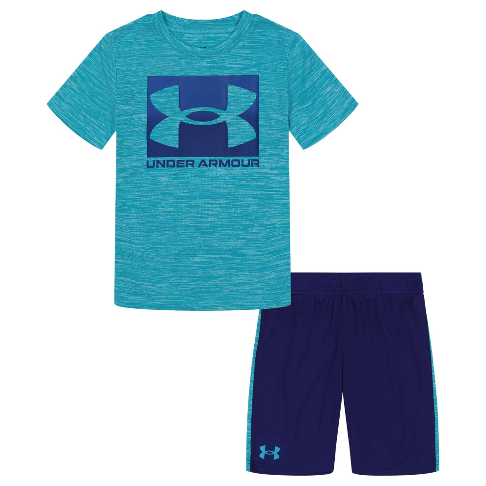 Under Armour Boys Sleeve Tee Set  Lightweight Breathable T-Shirt And S