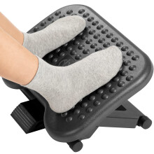 HUANUO Verstellbare Fusttze unter dem Schreibtisch, Fusttze fr unter dem Schreibtisch bei der Arbeit, mit Massage-Fuhocker unter dem Schreibtis