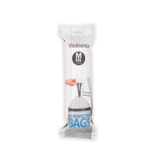 Vuilniszak - Brabantia - PerfectFit M - 60 liter - Rollen - Extra-sterk