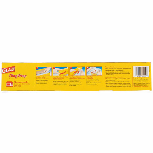 Glad Cling Wrap Klart Mat Wrap, 400 Kvm Rulle (Pack av 4 Rullar) 2