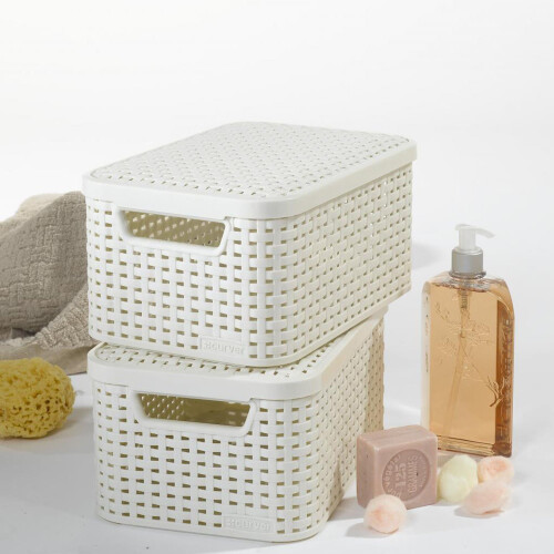 Curver Curver Style 205839 Storage Box Rattan Look Size S with Second-Generat 2
