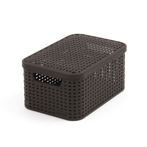 Curver Curver Style 205839 Storage Box Rattan Look Size S with Second-Generat