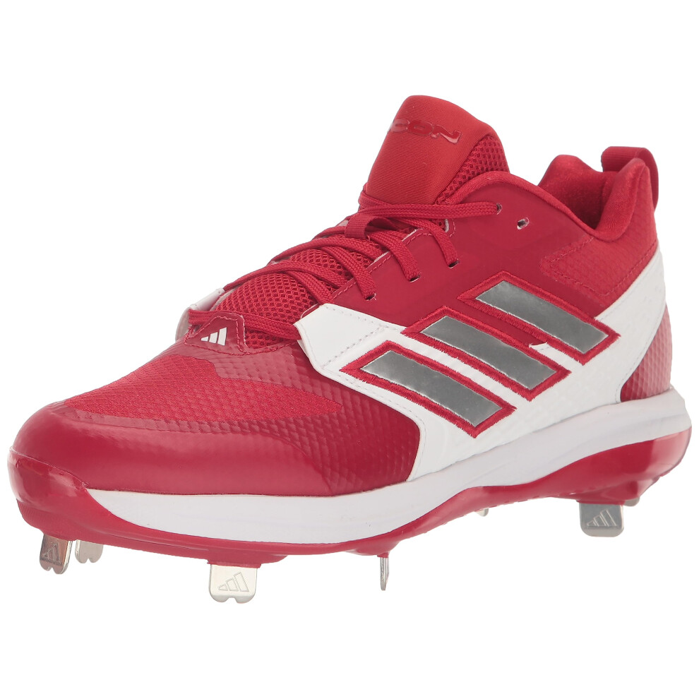 adidas Men's Icon 8 Sneaker  Team Power Red/Silver Metallic/White  11.