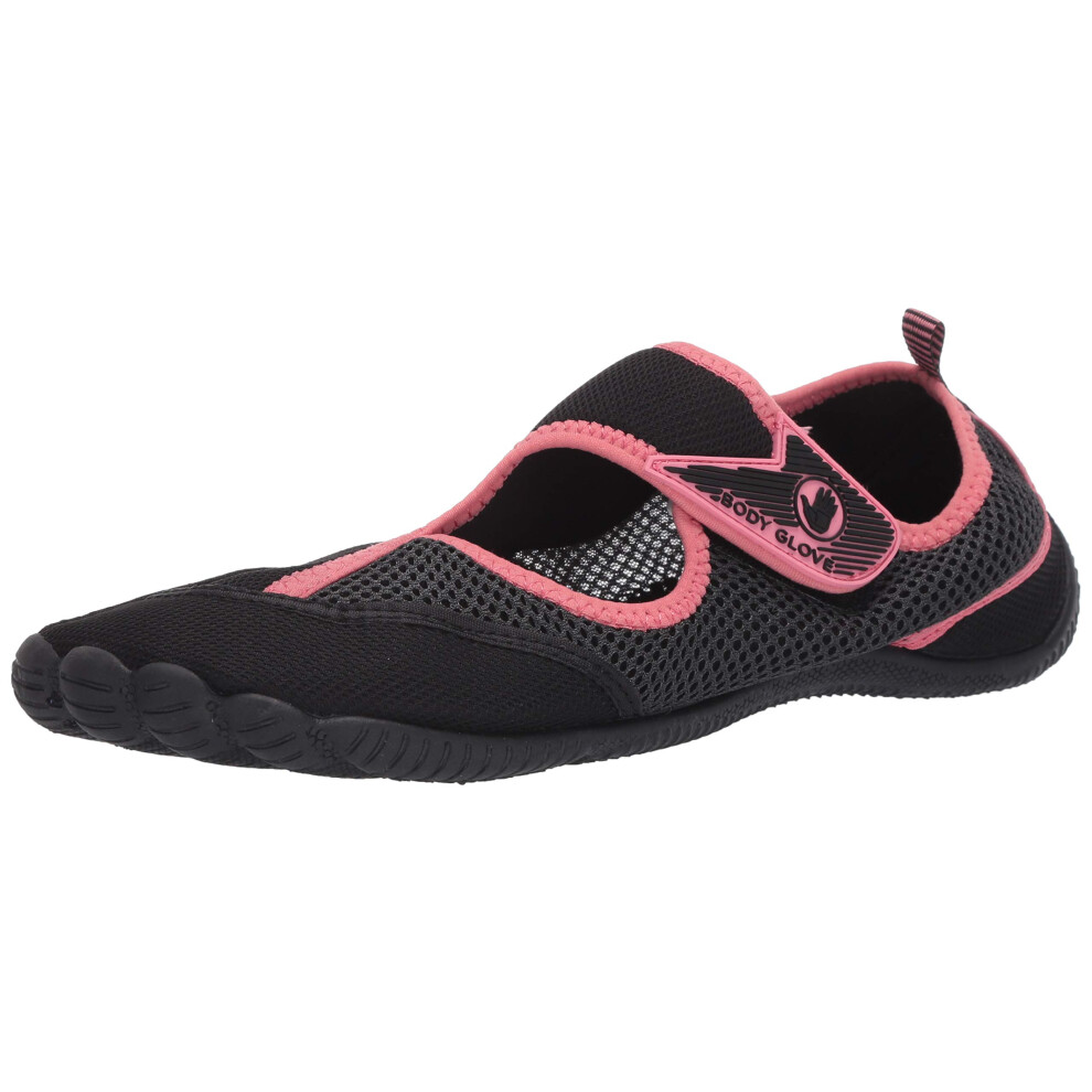 Chaussures aquatiques Body Glove pour femmes, chaussures d'a   robic, de natation, de sports aquatiques, de plage, noires, roses
