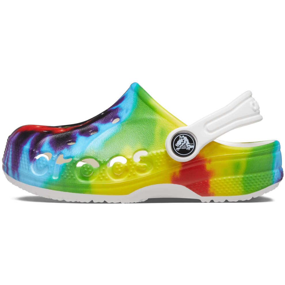 Crocs Unisex-Child Baya Graphic Clog  Tye Dye  6 Toddler M