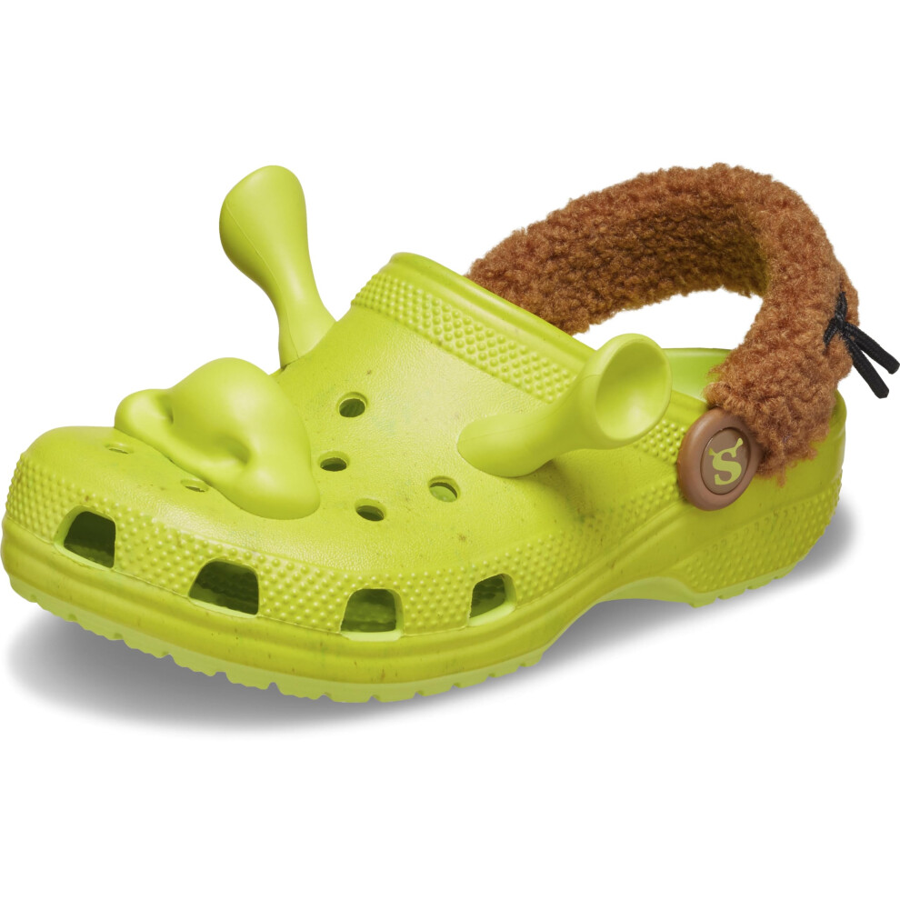 Crocs Unisex-Child Classic Shrek Clogs  Lime Punch  6 Toddler