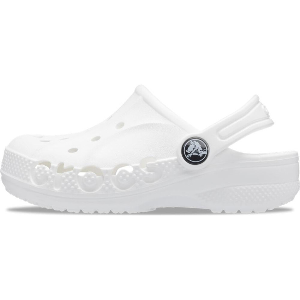 Crocs Baya Clog  White  12 US Unisex Little Kid