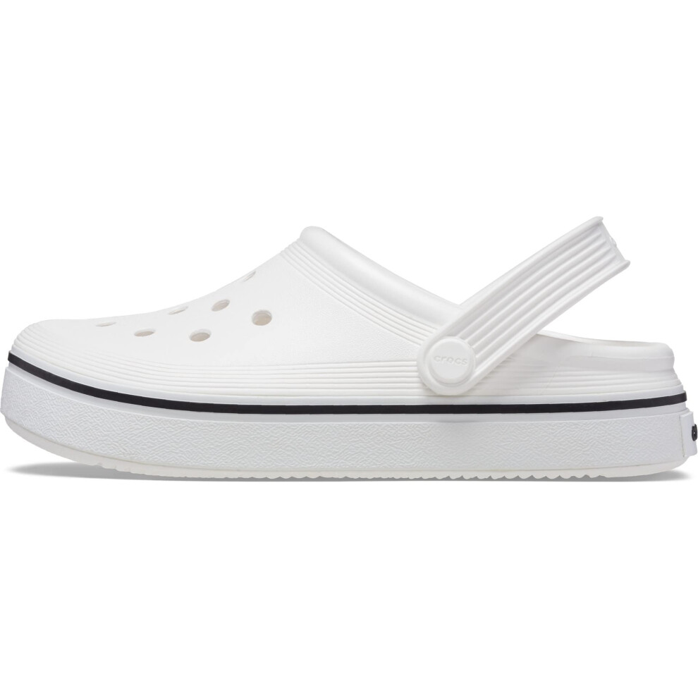 Crocs Court Clogs  Slip On Kids Shoes  White  10 US Unisex Toddler