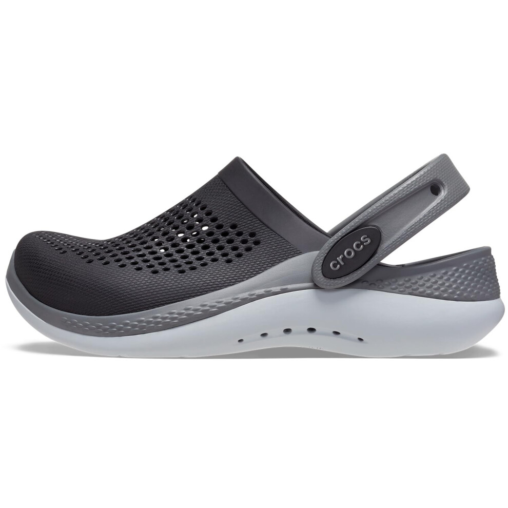 Crocs Kids LiteRide 360 Clog  Black/Slate Grey  13 Little Kid