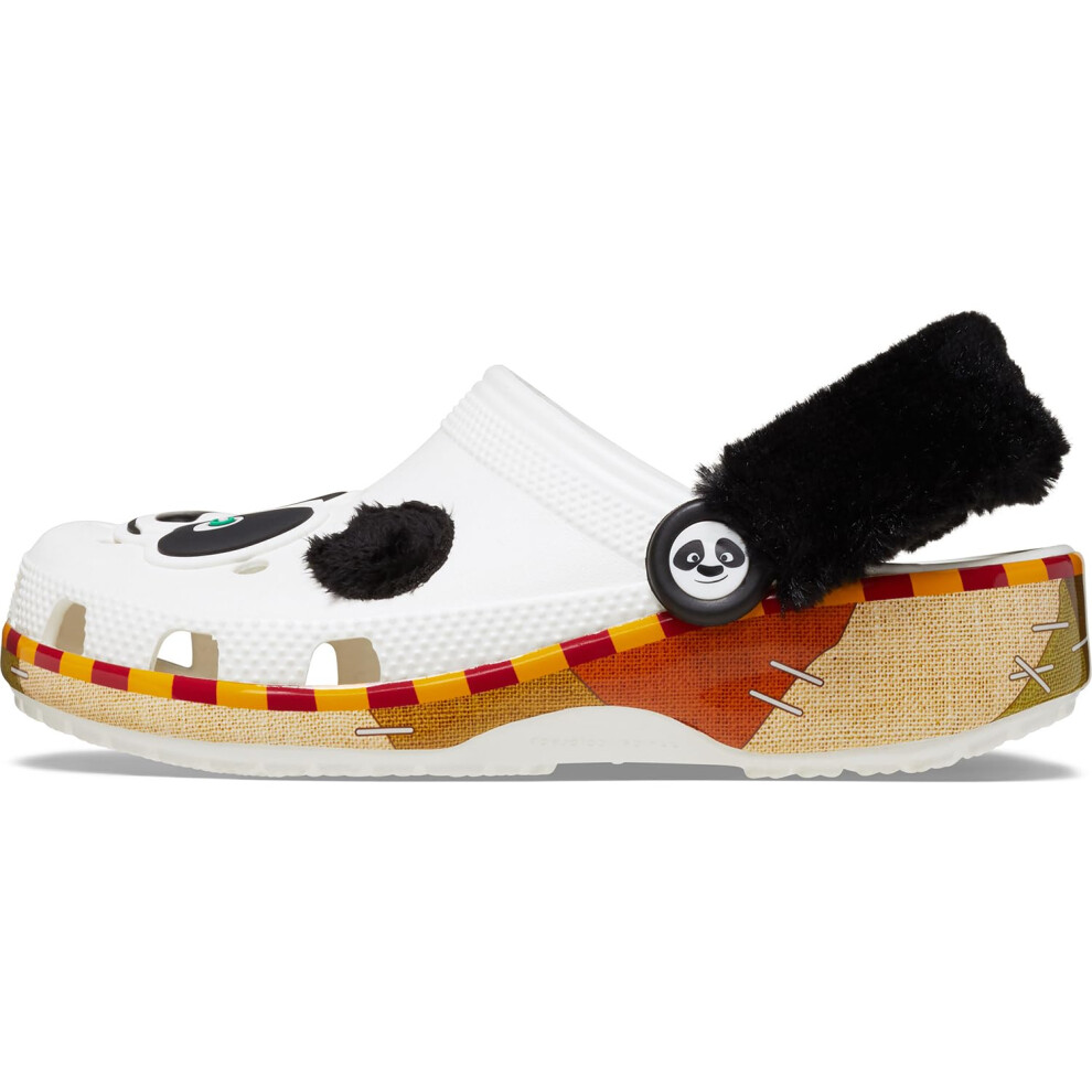 Crocs Kung Fu Panda Classic Clog  White  5 US Unisex Big Kid