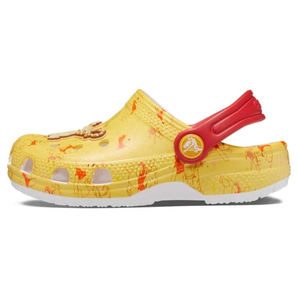 Crocs Kids Classic Winnie The Pooh Clogs | Toddler Shoes  White/Multi