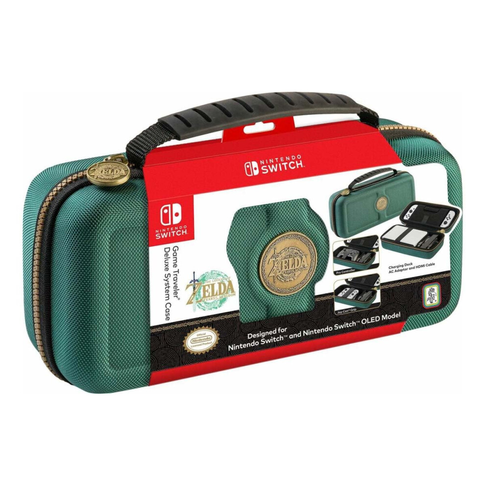 Nintendo The Legend of Zelda OLED Switch Travel Case - Green