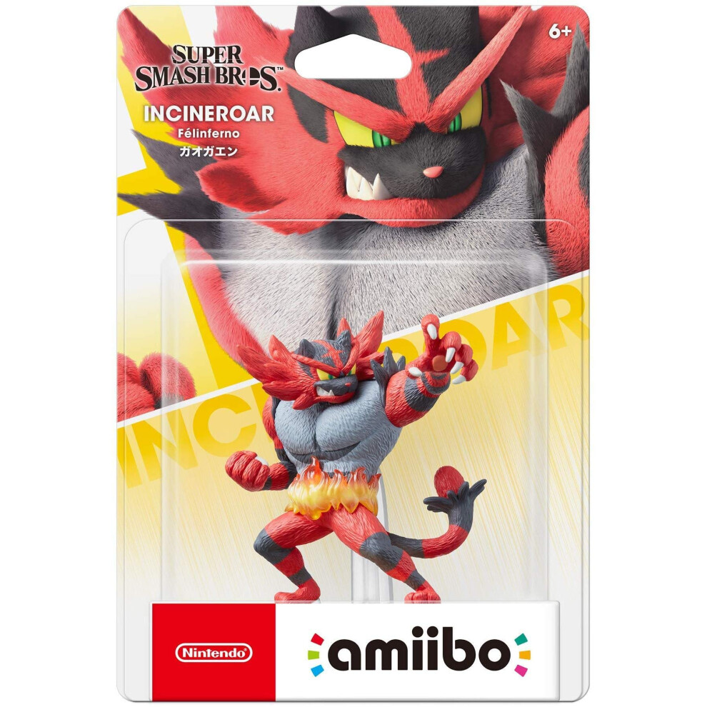 Nintendo Amiibo - Incineroar - Super Smash Bros. Series - Switch