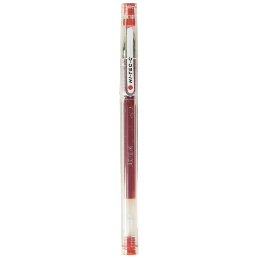 Pilot Gel Ballpoint Pen  Hi-Tec-C 04  Fine  Red (LH-20C4-R)