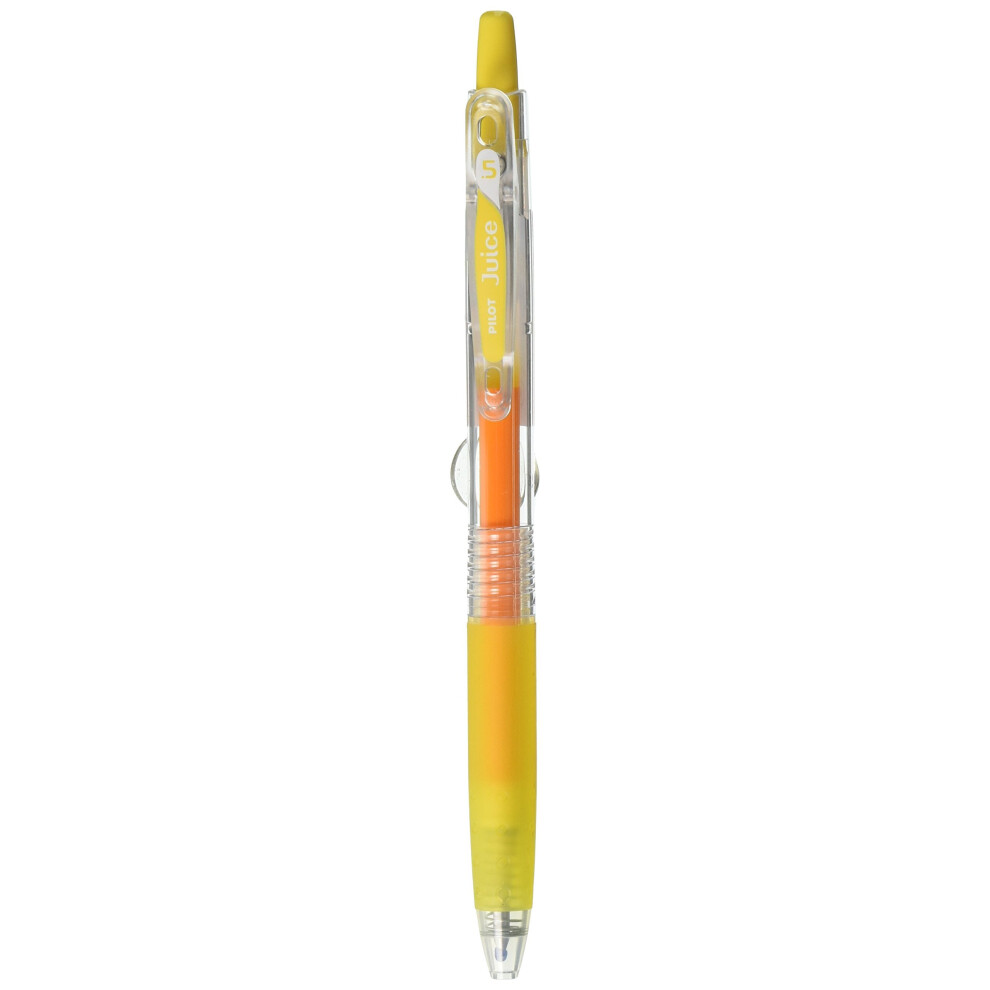 PILOT Juice 0.5mm Gel Ink Ballpoint Pen  Yellow (LJU-10EFF-Y)