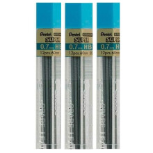 Pentel 0.7mm Size HB Shade Hardness Pencil Refill Replacement Spare Le