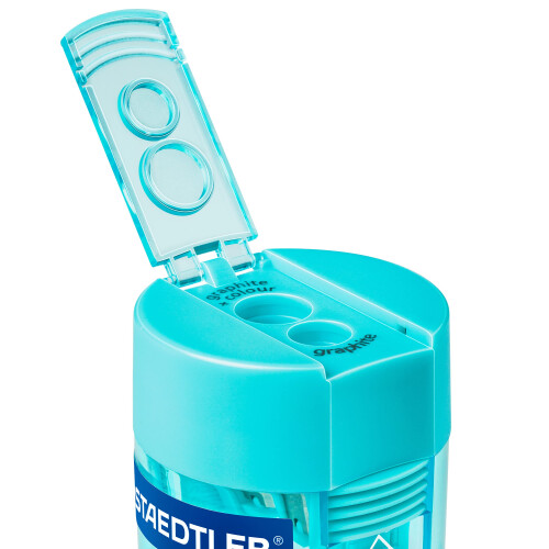 Staedtler Σαπουνάκι Διπλής Τρύπας Staedtler - Τυρκουάζ - 512 006-37 2