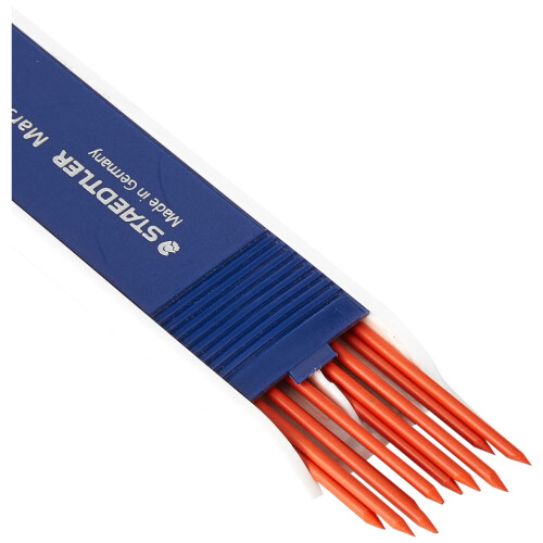 Staedtler STAEDTLER Mars Lumochrom 204 Θήκη με 12 Μολύβια 2 mm Πορτοκαλί 1