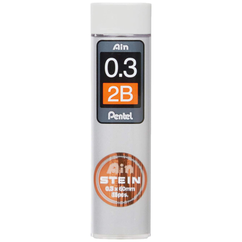 Pentel Mechanical Pencil Lead  Ain Stein  0.3mm  2B (C273-2B)