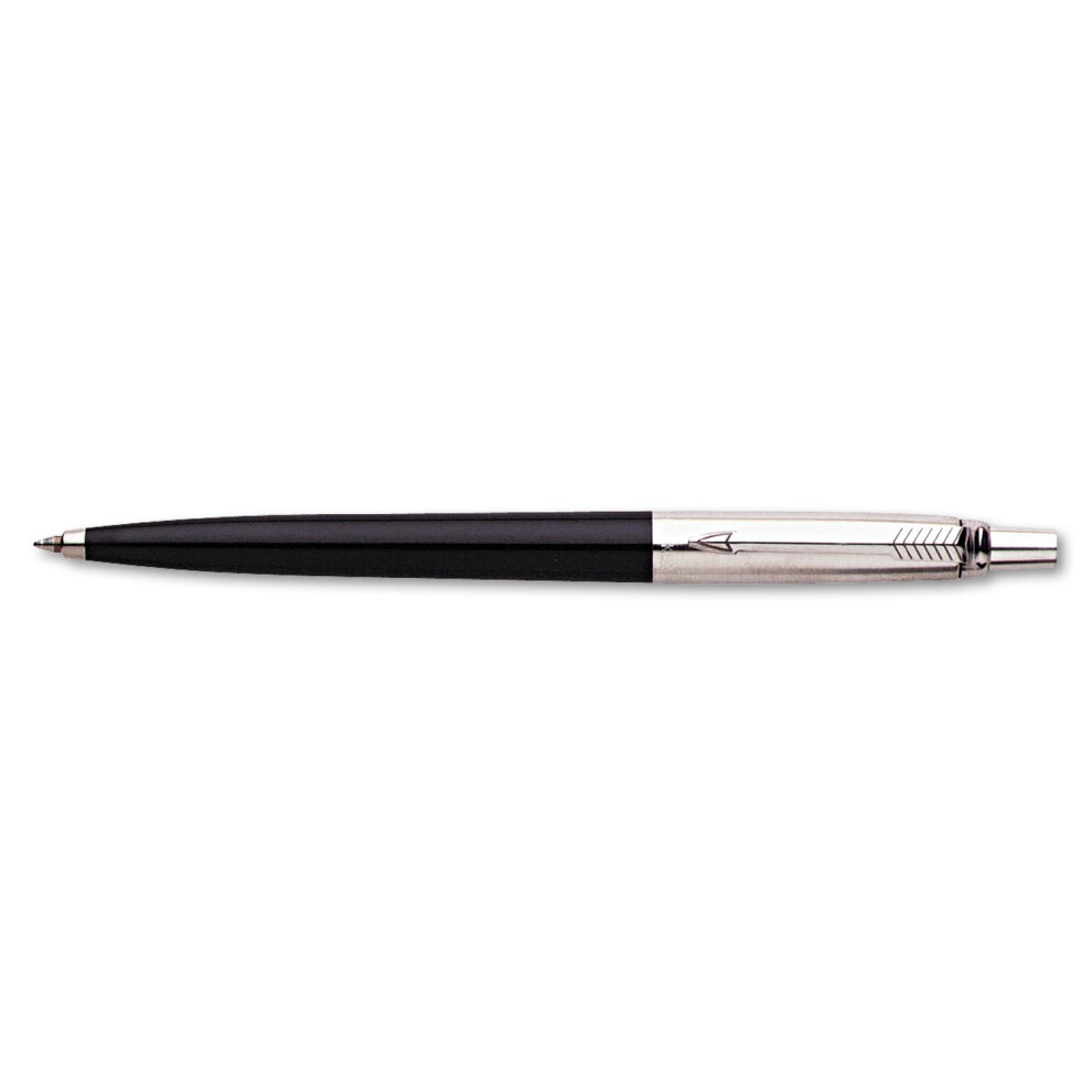 Parker Jotter Retractable Ballpoint Pen  Medium  Stainless Steel with