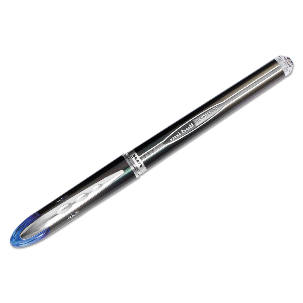 uni-ball VISION ELITE Stick Roller Ball Pen Blue Ink Extra Fine Point