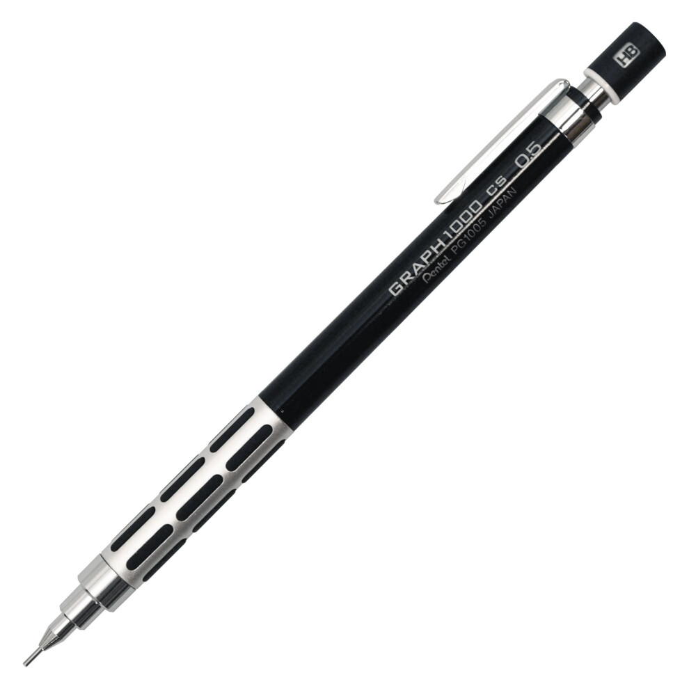 Pentel Mechanical Pencil  Graph 1000 CS  for Draft  0.5mm  Black (PG10