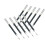 Pentel Μελάνι Αναγόμωσης Pentel για Στυλό EnerGel / 1.0mm Μαύρο Μελάνι / Σετ 10 Αναγόμωσης 1