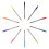 BIC Bic Crystal Multicolour - Pen Bag Pack of 10 multicoloured 3