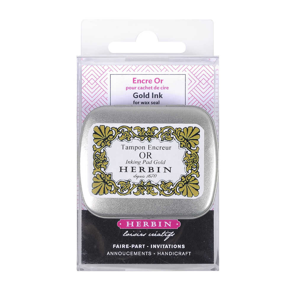 Herbin Inktkussen Voor Seals - Goud-image