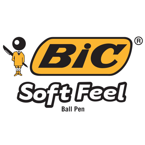 BIC BIC Soft Feel Black Retractable Ballpoint Pens  Medium Point (1.0mm) 2