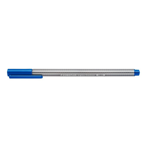 Staedtler Staedtler Triplus Fineliner 334-3 Tips - Blue (Pack of 10) 1