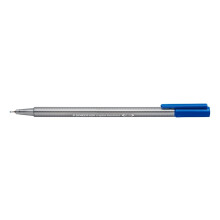 Staedtler Triplus Fineliner 334-3 Tips - Blue (Pack of 10)