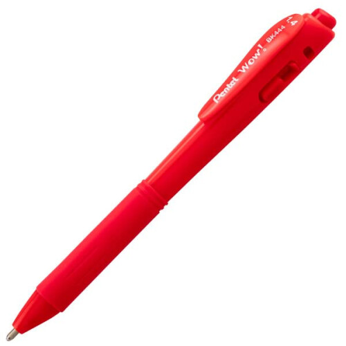 Pentel Pentel Wow! Retractable Ballpoint Pen, (1.4mm) Bold Line, Assorted Ink Colors, 5 Pack 1
