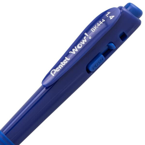 Pentel Pentel Wow! Retractable Ballpoint Pen, (1.4mm) Bold Line, Assorted Ink Colors, 5 Pack 2