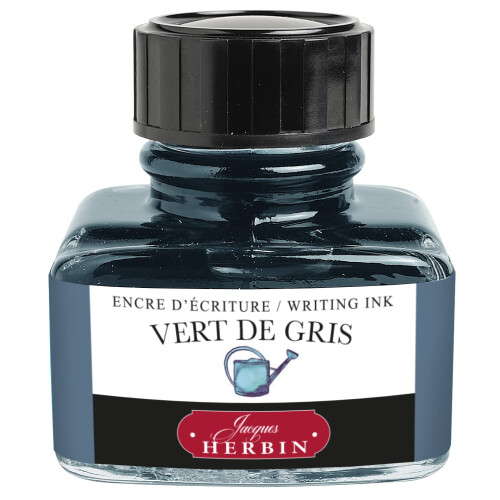 Herbin Jacques Ref 13007T - Μελάνι για Στυλό και Rollerball - Vert de Gris/Πράσινο-Γκρι - 30ml