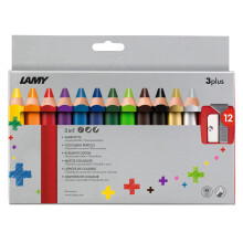 Lamy 3plus Farveblyanter 12 stk Inkl Sp?ndere